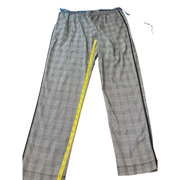 KENNETH COLE NEW YORK Women's Size Large Gray Plaid Elastic Waist Pants - Picture 6 of 12